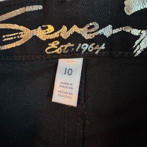 Seven 7 Womens Weekend Jean Shorts Size 10 Black Y2K Mid Rise Festival - Picture 5 of 7